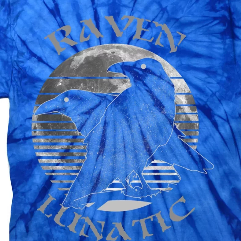 Wiccan Witch Pagan Occult Raven Lunatic Retro Moon Gift Tie-Dye T-Shirt