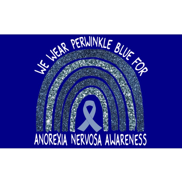 We Wear Perwinkle Blue Norexia Nervosa Rainbow Gift Bumper Sticker