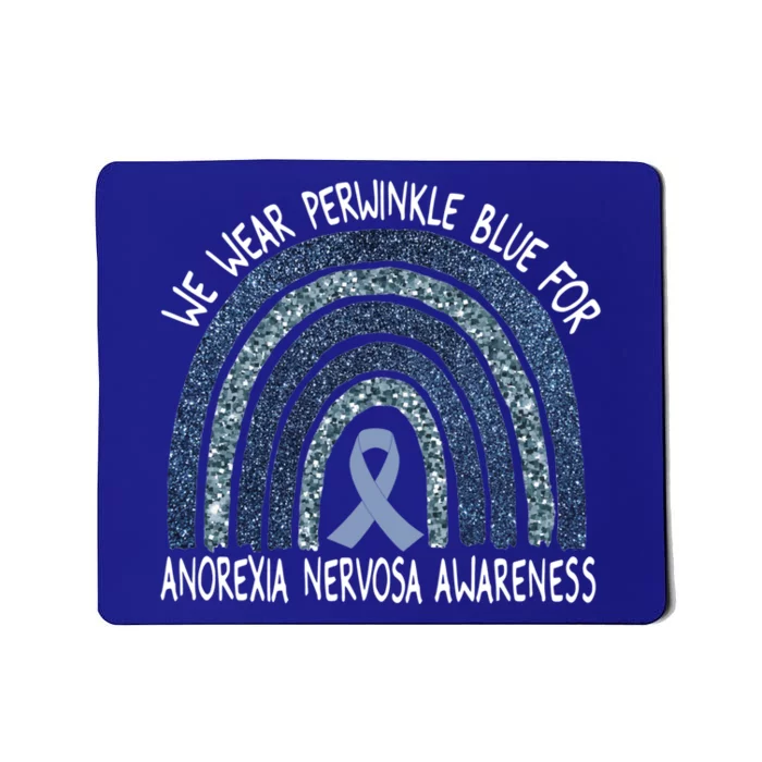 We Wear Perwinkle Blue Norexia Nervosa Rainbow Gift Mousepad