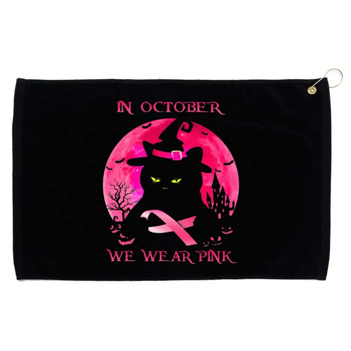 We Wear P.I.N.K Pumpkin Breast Cancer Awareness Grommeted Golf Towel