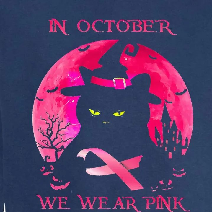 We Wear P.I.N.K Pumpkin Breast Cancer Awareness Garment-Dyed Sweatshirt