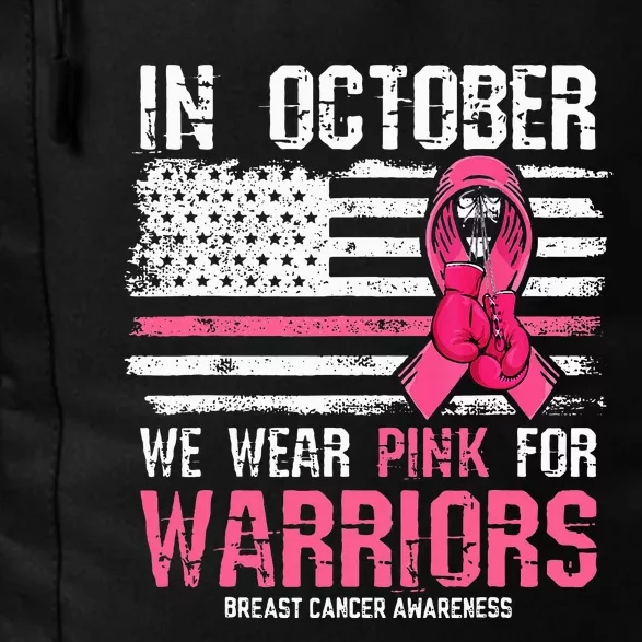 We Wear P.I.N.K For Warriors Breast Cancer Awareness Daily Commute Backpack