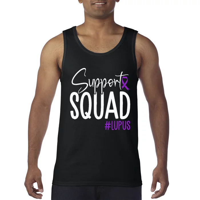 We Wear Purple Lupus Awareness Support Squad Tank Top