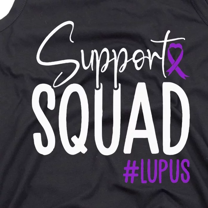 We Wear Purple Lupus Awareness Support Squad Tank Top