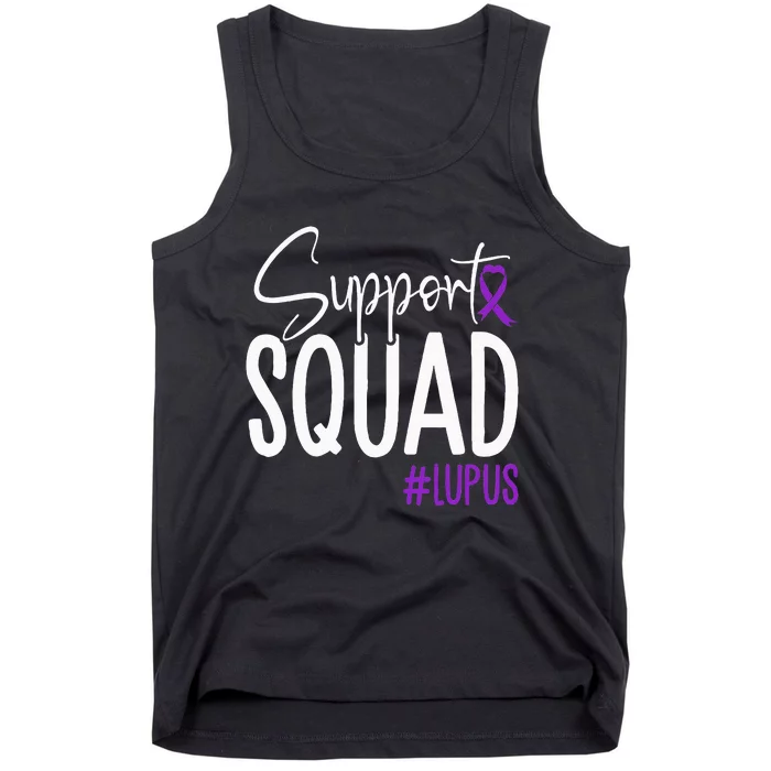 We Wear Purple Lupus Awareness Support Squad Tank Top