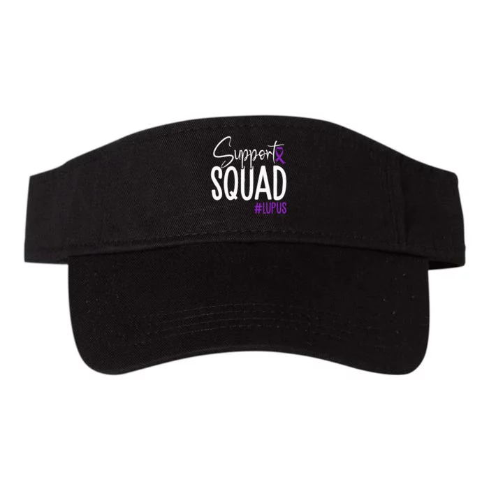 We Wear Purple Lupus Awareness Support Squad Valucap Bio-Washed Visor