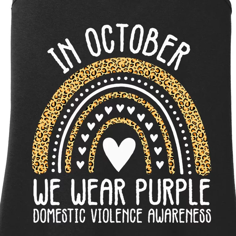 We Wear Purple Family Domestic Violence Awareness Month Ladies Essential Tank