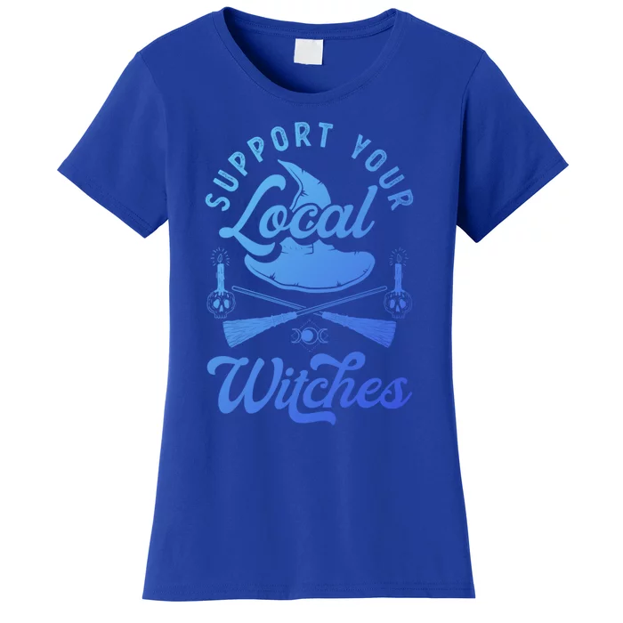 Witchcraft Wicca Pagan Support Your Local Witches Gift Women's T-Shirt