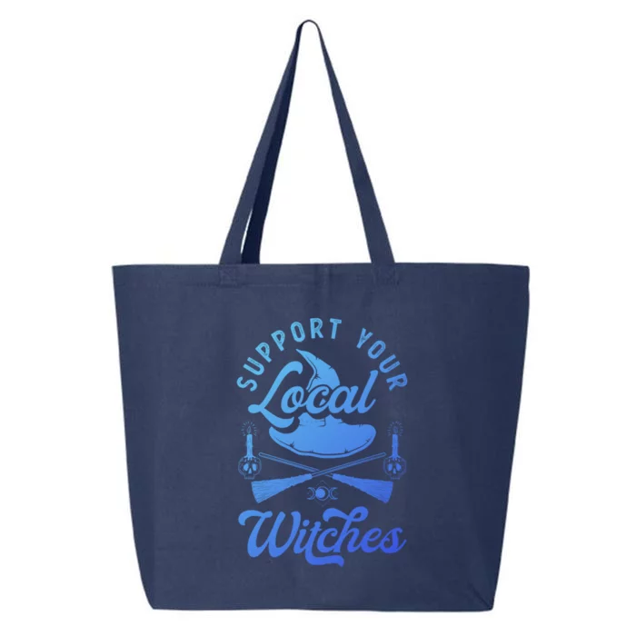 Witchcraft Wicca Pagan Support Your Local Witches Gift 25L Jumbo Tote