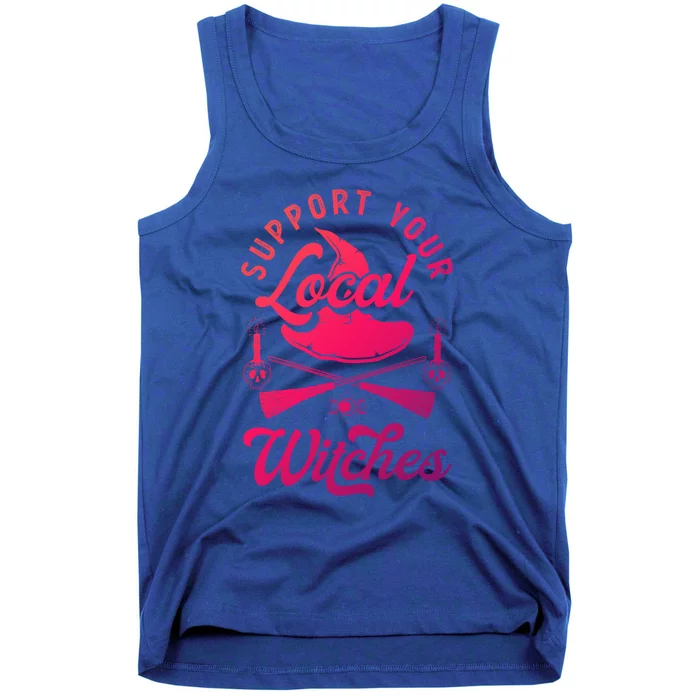 Witchcraft Wicca Pagan Support Your Local Witches Gift Tank Top