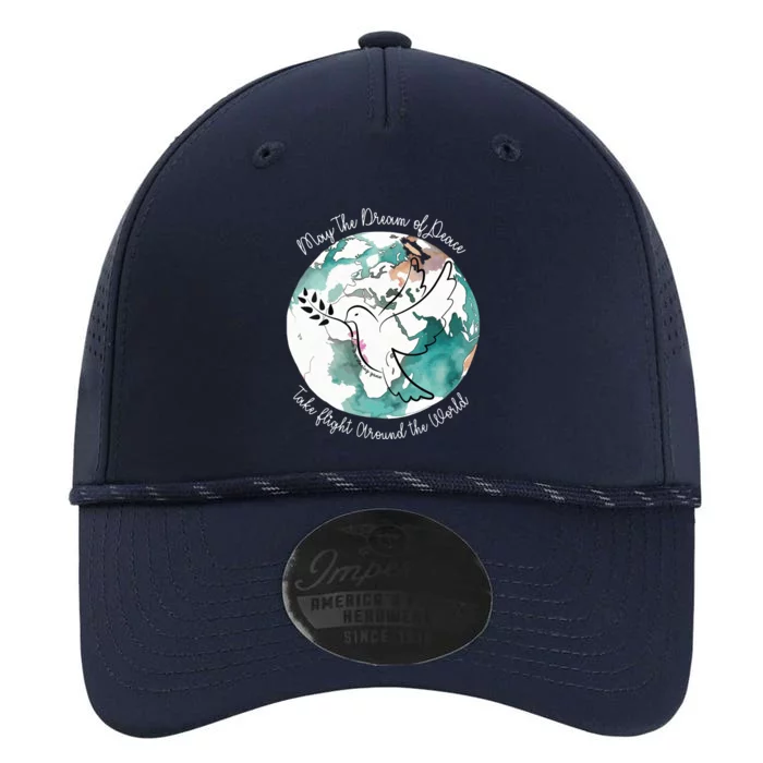 Women World Peace Peace And Love Global Harmony Nonviolence Vneck Performance The Dyno Cap