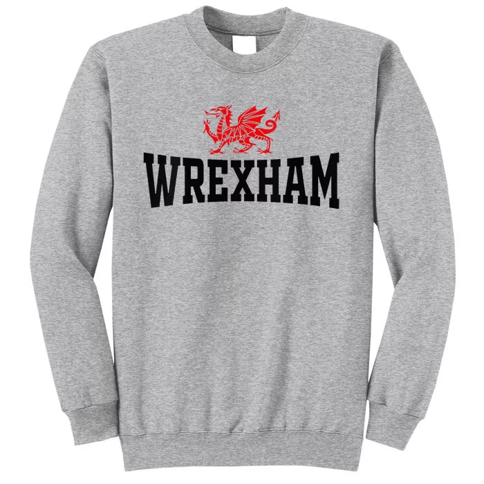 Wrexham Wales Red Dragon Wrecsam Tall Sweatshirt