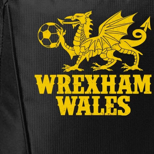 Wrexham Wales Red Dragons Soccer Futbol City Backpack