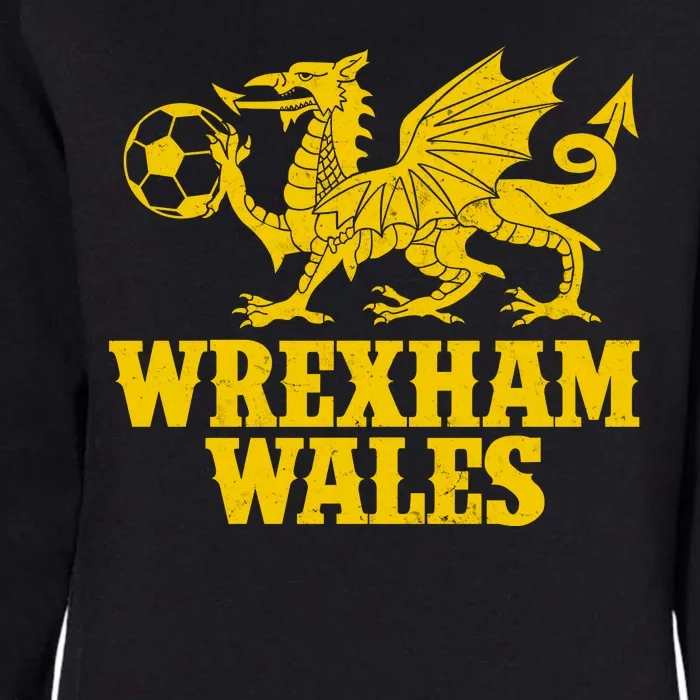 Wrexham Wales Red Dragons Soccer Futbol Womens California Wash Sweatshirt