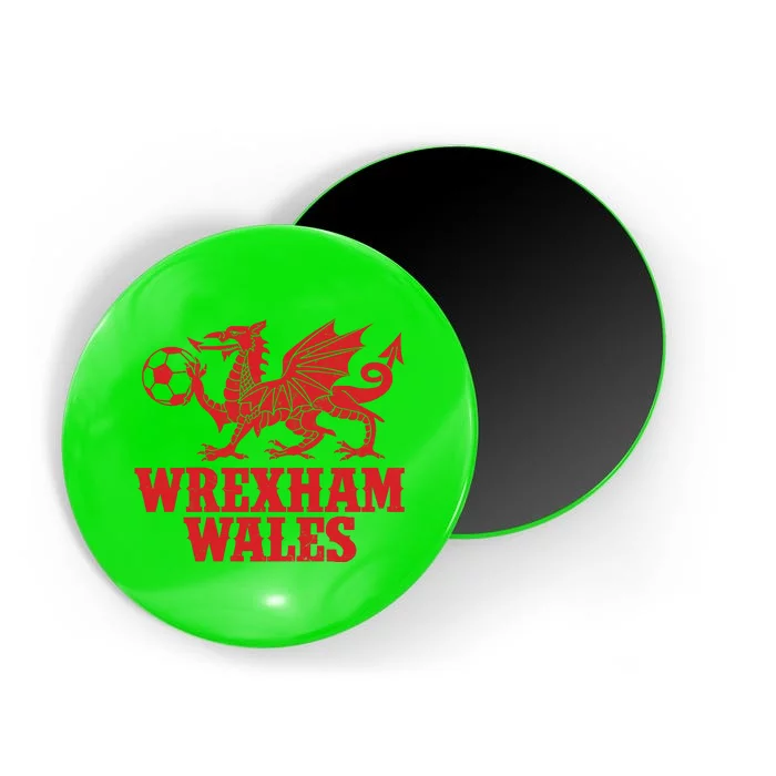 Wrexham Wales Red Dragons Soccer Futbol Magnet