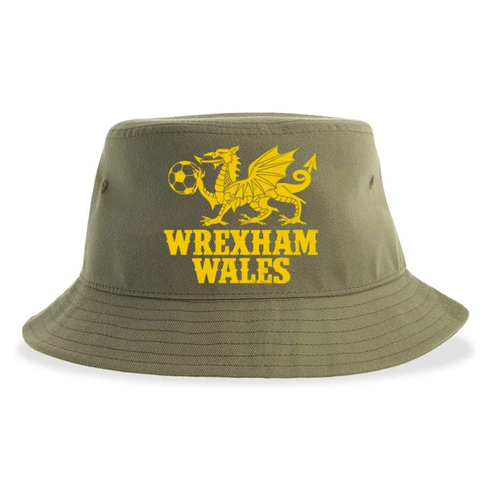 Wrexham Wales Red Dragons Soccer Futbol Sustainable Bucket Hat