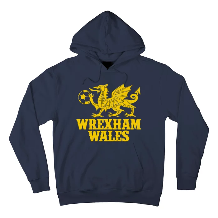 Wrexham Wales Red Dragons Soccer Futbol Hoodie