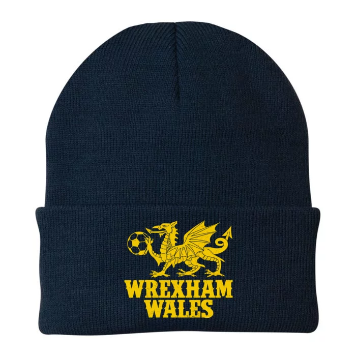 Wrexham Wales Red Dragons Soccer Futbol Knit Cap Winter Beanie