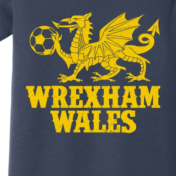 Wrexham Wales Red Dragons Soccer Futbol Baby Bodysuit