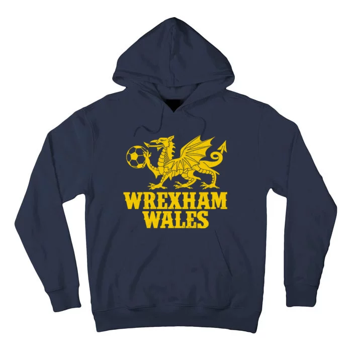 Wrexham Wales Red Dragons Soccer Futbol Tall Hoodie