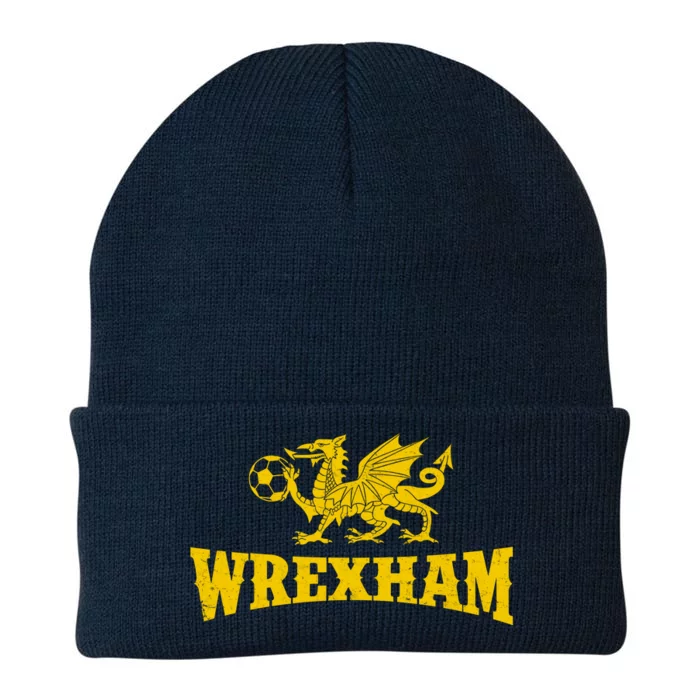 Wrexham Wales Red Dragons Soccer Futbol Knit Cap Winter Beanie