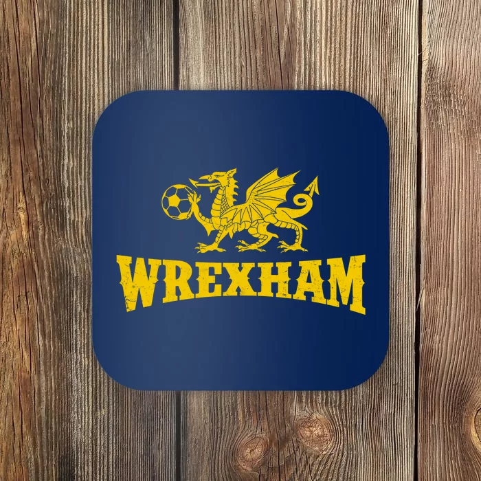 Wrexham Wales Red Dragons Soccer Futbol Coaster