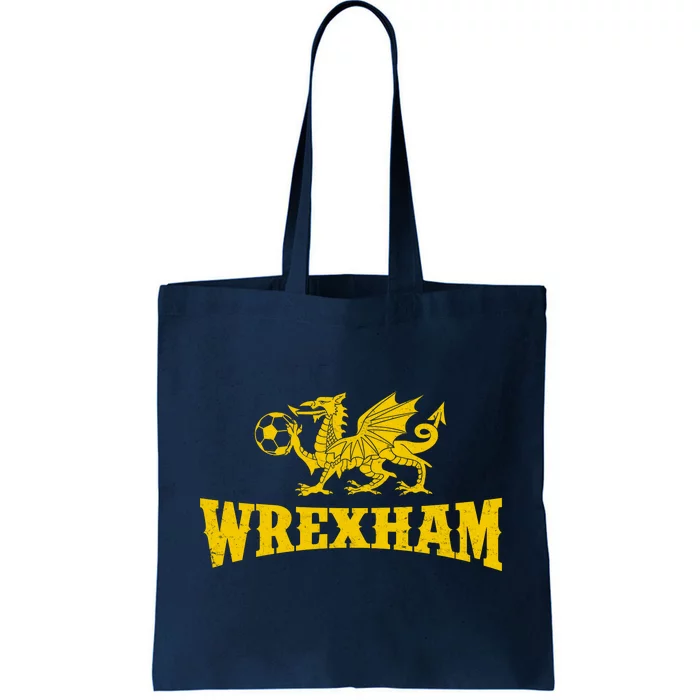 Wrexham Wales Red Dragons Soccer Futbol Tote Bag