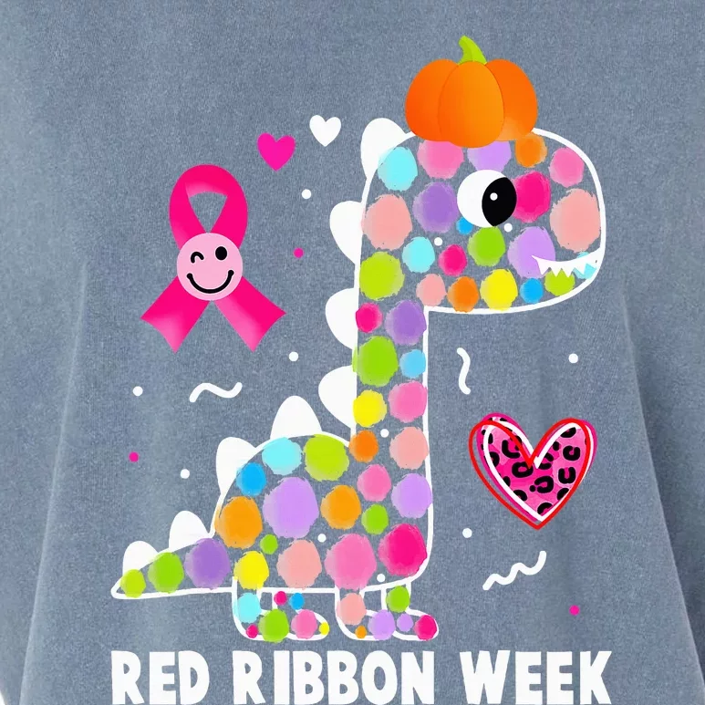 We Wear Red Ribbon Week Awareness Red Ribbon Week Garment-Dyed Women's Muscle Tee