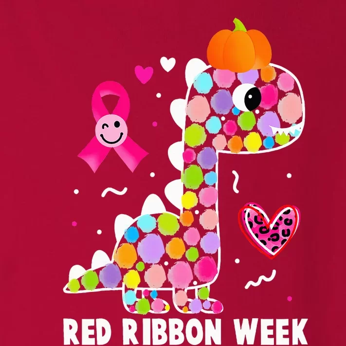 We Wear Red Ribbon Week Awareness Red Ribbon Week Toddler Long Sleeve Shirt