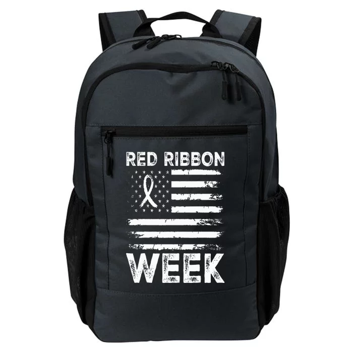 We Wear Red For Red Ribbon Week Awareness Daily Commute Backpack