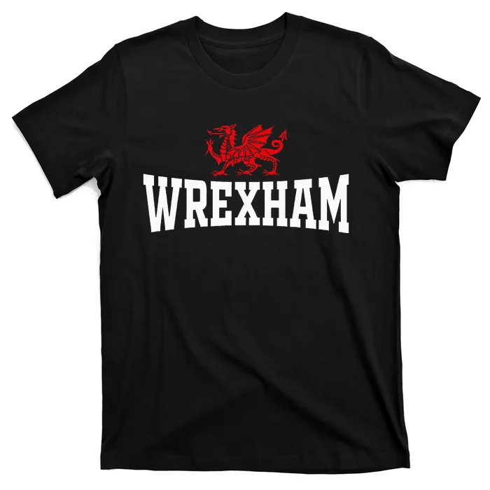 Wrexham Wales Red Dragon Souvenir T-Shirt