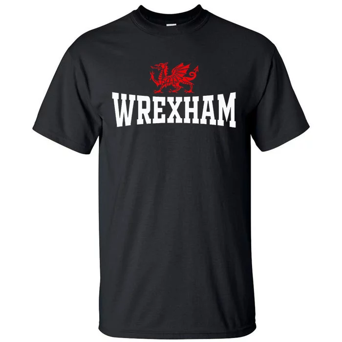 Wrexham Wales Red Dragon Souvenir Tall T-Shirt