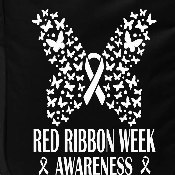 We Wear Red Ribbon Week Drug free Red Ribbon Week Awareness Impact Tech Backpack