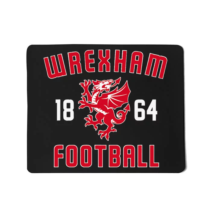 Wrexham Wales Rampant Welsh Dragon Mousepad