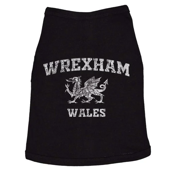 Wrexham Wales Retro Vintage Doggie Tank