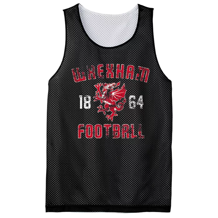 Wrexham Wales Rampant Welsh Dragon Mesh Reversible Basketball Jersey Tank