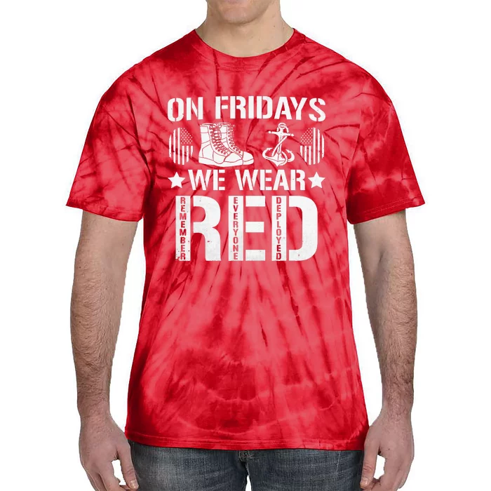 We Wear Red Friday Military Tie-Dye T-Shirt