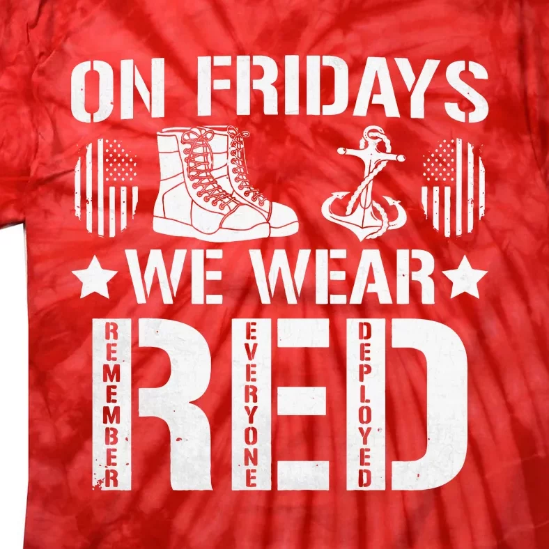 We Wear Red Friday Military Tie-Dye T-Shirt