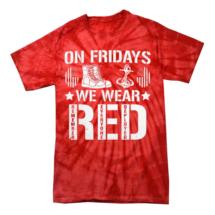 We Wear Red Friday Military Tie-Dye T-Shirt