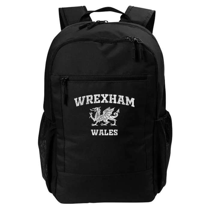 Wrexham Wales Retro Vintage Daily Commute Backpack