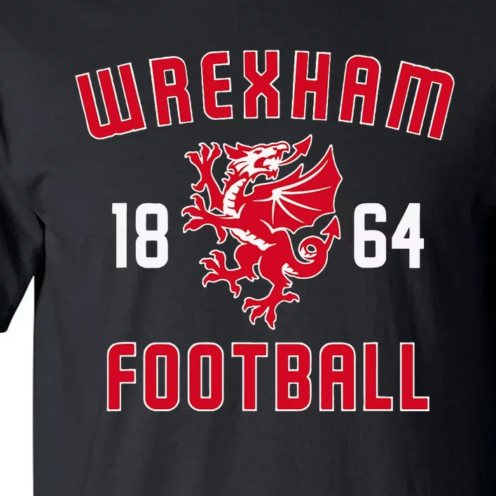 Wrexham Wales Rampant Welsh Dragon Tall T-Shirt