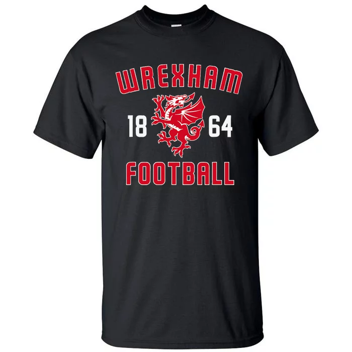 Wrexham Wales Rampant Welsh Dragon Tall T-Shirt