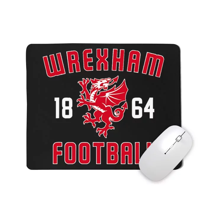 Wrexham Wales Rampant Welsh Dragon Mousepad