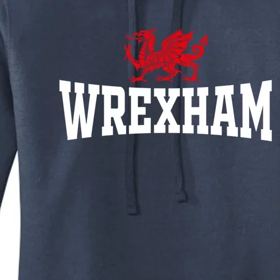 Wrexham Wales Red Dragon Wrecsam Women's Pullover Hoodie