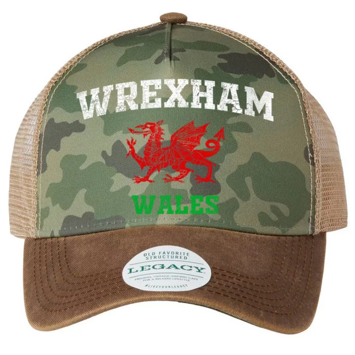 Wrexham Wales Retro Vintage Legacy Tie Dye Trucker Hat