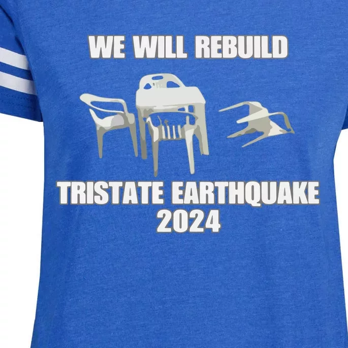 We Will Rebuild Earthquake 2024 Tristate Enza Ladies Jersey Football T-Shirt