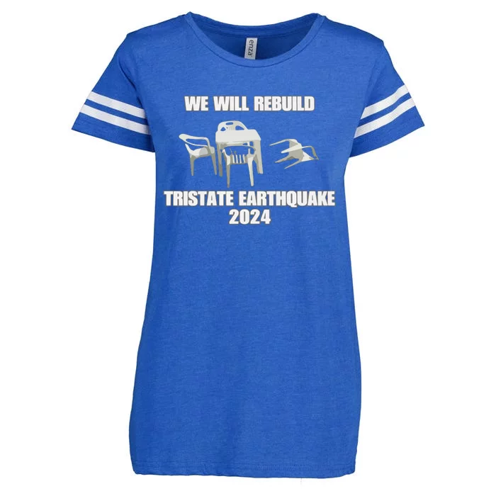 We Will Rebuild Earthquake 2024 Tristate Enza Ladies Jersey Football T-Shirt