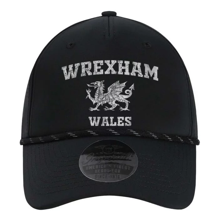 Wrexham Wales Retro Vintage Country Classic Hometown Dragon Flag Wales Performance The Dyno Cap