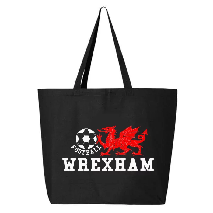 Wrexham Wales Retro Vintage 25L Jumbo Tote