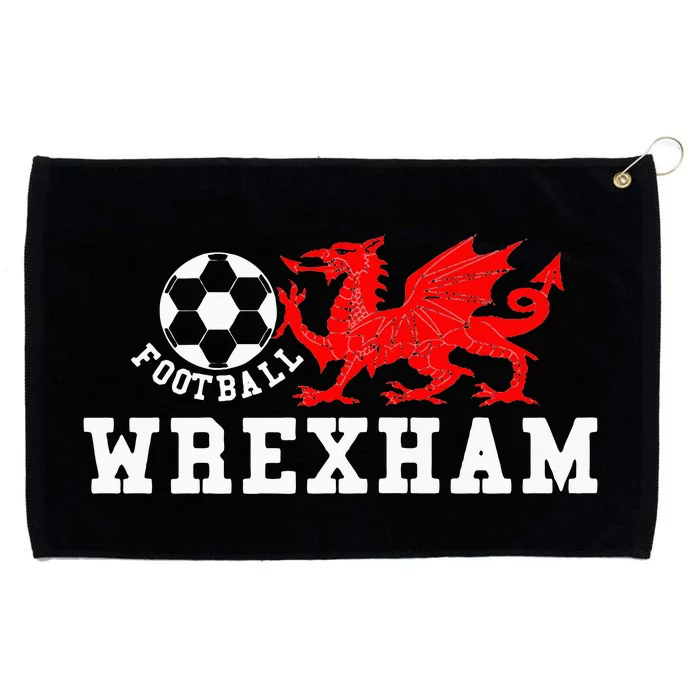 Wrexham Wales Retro Vintage Grommeted Golf Towel